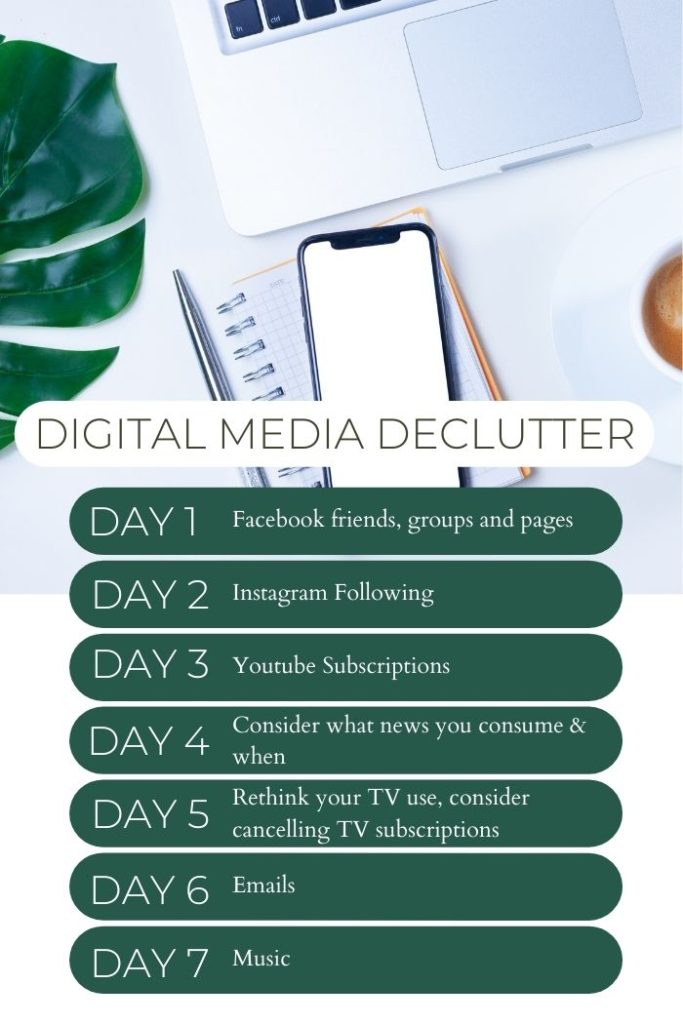 Social Media Declutter Checklist